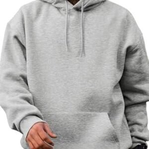 Men's Casual Cotton Hood Drawstring Hoodies Pullover Sweatshirts Casual Long Sleeve Shirts