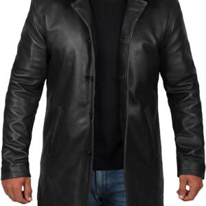 Brown Leather Jacket Men - Natural Distressed Leather Jackets for Men
