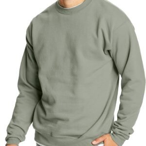 Men  Fleece, Pullover Crewneck Sweatshirt, 1 or 2 Pack