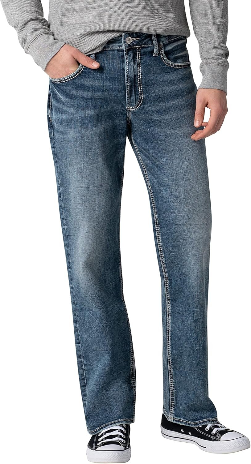 Men's Relaxed Fit Straight Leg Jeans