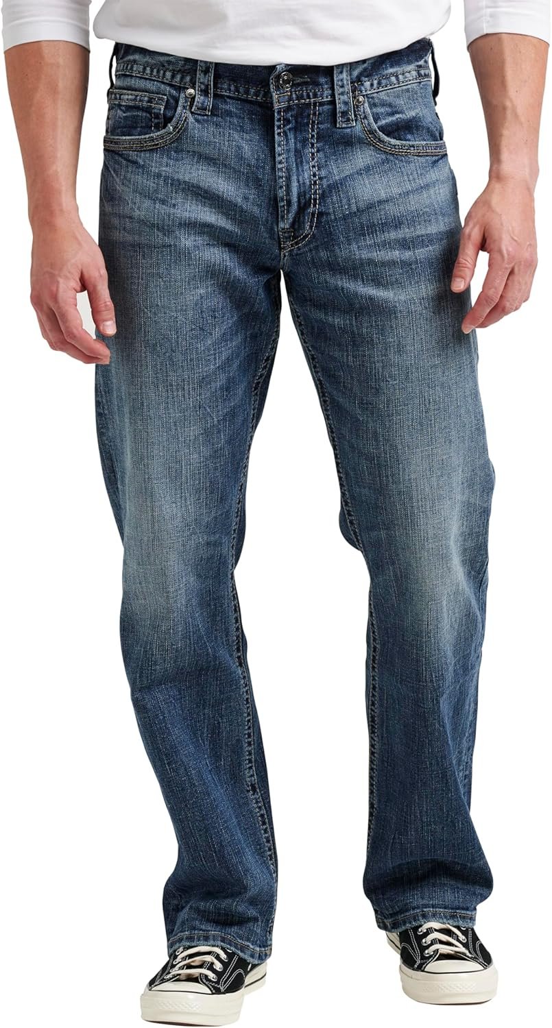 Men's Relaxed Fit Straight Leg Jeans