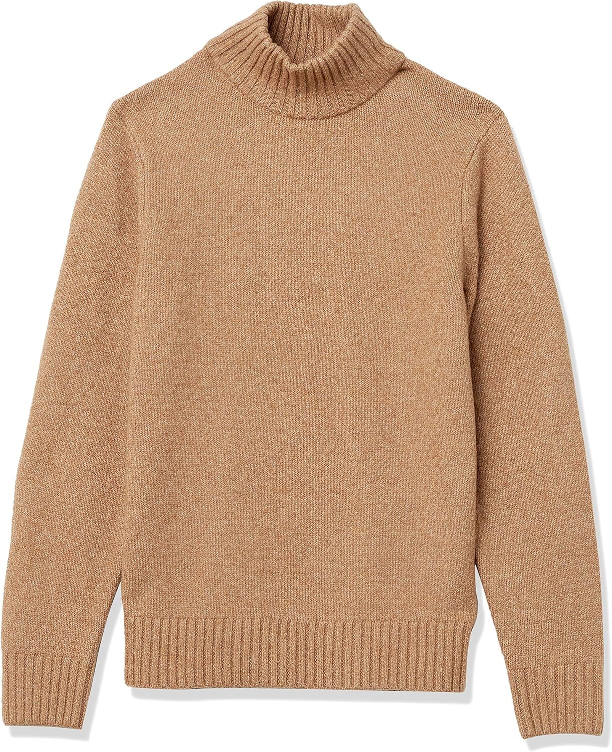 Men's Long-Sleeve Soft Touch Turtleneck Sweater